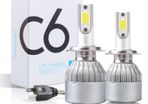 Car Headlight Bulbs LED C6 H11 H8 H9 H4 H1 H7 Hi/Lo Power 6000K 36W White Bulbs