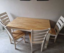 Table and 4 chairs plus bench