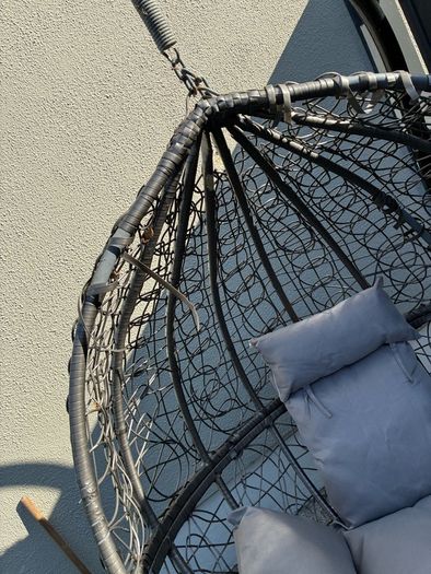 Egg Chair with outdoor cover