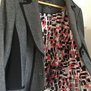 REDUCED -Fine wool designer jacket - As new, 16 /xl