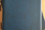Lindner Album Blue 18-ring Binder and Slipcase. Stamp Album.