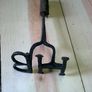 Old Irish blacksmith made branding iron with letters HB Image 3