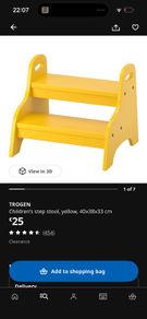 IKEA yellow step