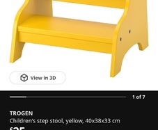 IKEA yellow step
