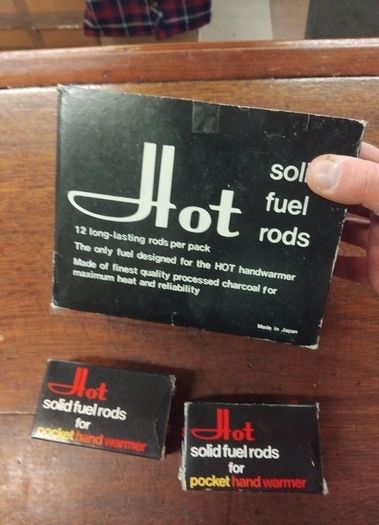14 boxes of solid fuel rods