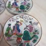 6 Geisha plates, beautiful to look at, D18 Image 6