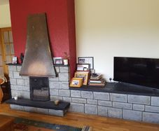 Stone Fireplace