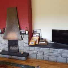 Stone Fireplace