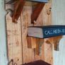 Rustic Wall Hang Shelves made from old books Image 3