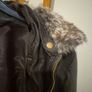 Hidepark Leather Jacket With Detatchable Fur And Adjustable Belt Image 3