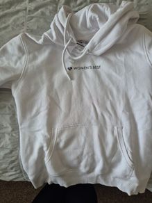 Womens Best White Hoodie