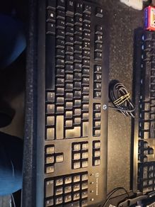 HP Keyboard with card terminal