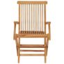 Folding Garden Chairs 6 pcs Solid Teak Wood Image 4