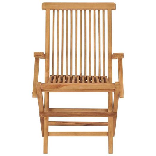 Garden Chairs 8 pcs Solid Teak Wood