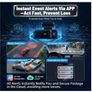 4G LTE Dash Cam with Live Remote Viewing, 1080P Dual Car Security Camera (Front and Cabin) Image 3