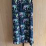 Pyrus London 100% silk tiger print maxi skirt size 10 Image 3
