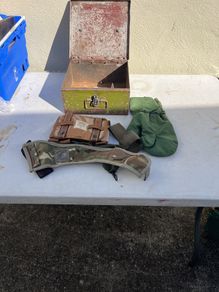 Army box and contents
