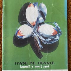 Very Rare 1998 France v Ireland - Five Nations Championship Programme