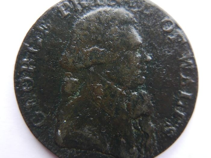 Middlesex National Series Prince of Wales 1795 Halfpenny token