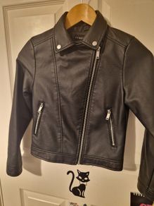 Biker Jacket for girl size 10-11 years