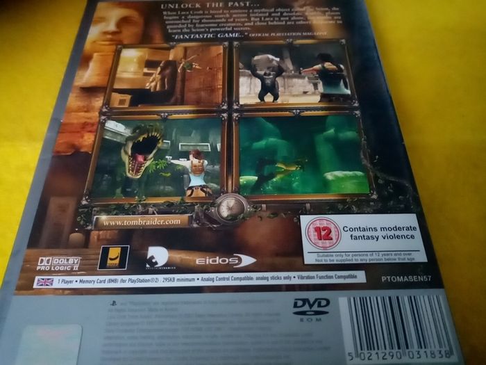 Tom Raider Anniversary PlayStation 2 Ps2 Games Original