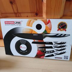 Swiss Line 5-piece knife set with peeler