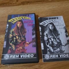 Paul Gilbert Terrifying Guitar Trip VHS and tab book