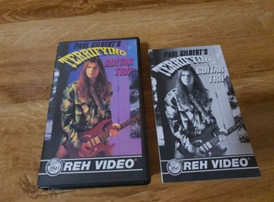 Paul Gilbert Terrifying Guitar Trip VHS and tab book