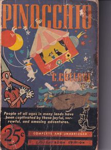 Pinocchio 6th Print 1940 Pocket Books New York
