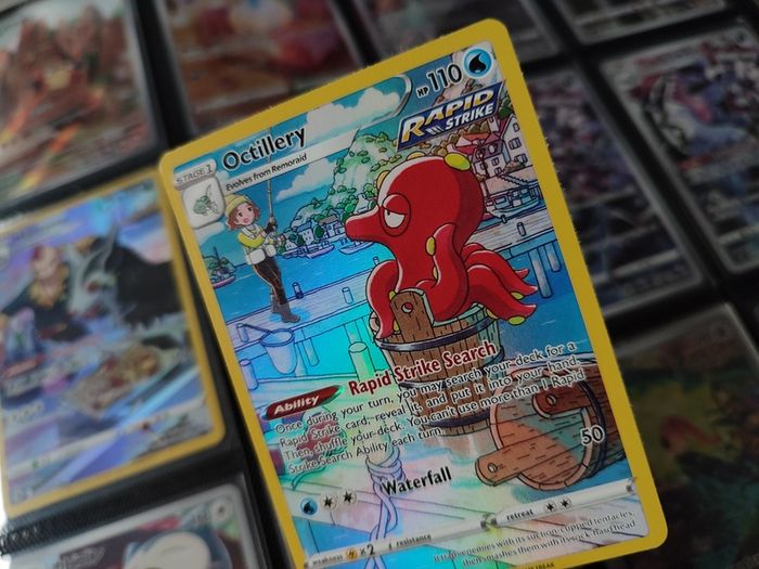 Octillery ! Illustration Rare ! from Brilliant Stars Set ! 2022 ! Pokemon Card !