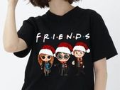 Friends harry potter T-shirt Top Great Birthday Gift Present Idea