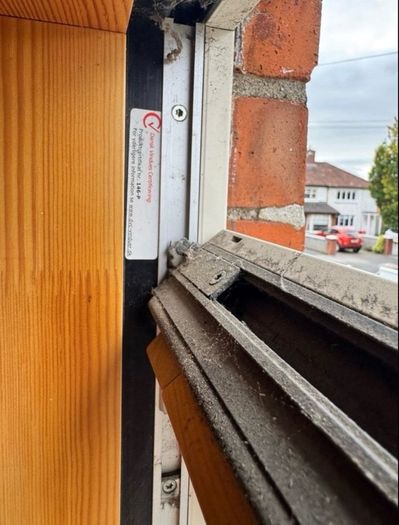 Frosted Double Glazed Timber/Aluminium Windows 2 Sizes