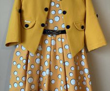 Lovely summer/occasion dress with matching cardigan