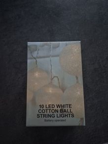 Cotton ball lights