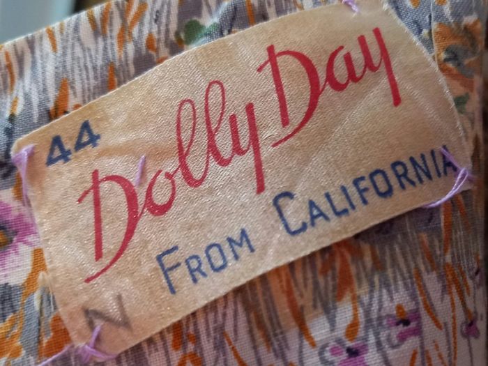 Dolly Day California Original Vintage Floral dress