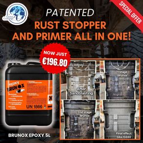 Rust Converter BRUNOX 5L- Limited offer