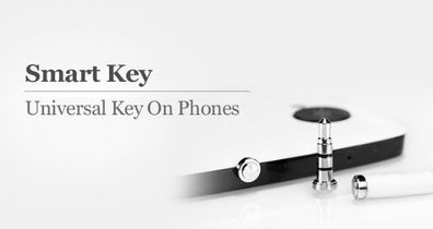 Presskey Button - (programmable) for Smart Phones and Tablets, Multifunction Audio Plug In for quick functions for Android Samsung, HTC, LG, Sony, Google Nexus, Lenovo, Xiaomi