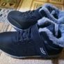 Temu High-Top Winter Sneakers with Faux Fur Trim Size 36/UK 3, Black (Brand New) Image 4