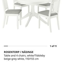 Extendable IKEA dining table