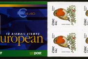 2002 Ireland Robin Self-adhesive Definitive Stamp Booklet Mint Never Hinged (MNH)