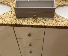 Cosmetic organiser supersize taupe Organised Store
