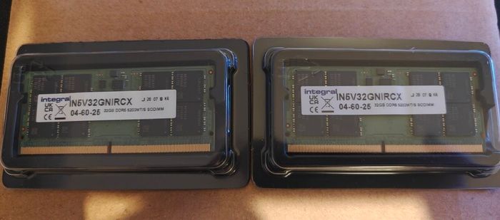 DDR5 Integral 64gb (32gbx2) Sodimm 5200mhz