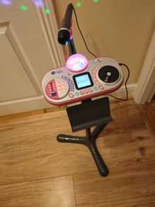 V-Tech DJ and Microphone set with lights