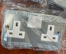 Click Double Socket 13A