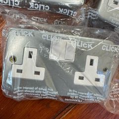 Click Double Socket 13A
