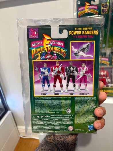 Mighty Morphin Power Ranger flip heads by Hasbro