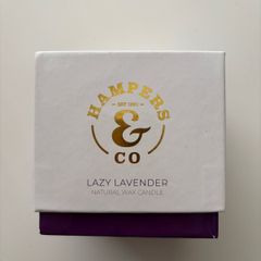 Lazy lavender natural wax candle