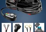 Light Bar Wiring Harness Off Road Power 40A Relay Fuse ON-Off Switch (1 Lead)