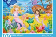 Magical Mermaid 100 Piece Jigsaw Puzzle EUC