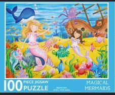 Magical Mermaid 100 Piece Jigsaw Puzzle EUC